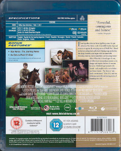 BLU | War Horse – Blu-ray | Drama / War