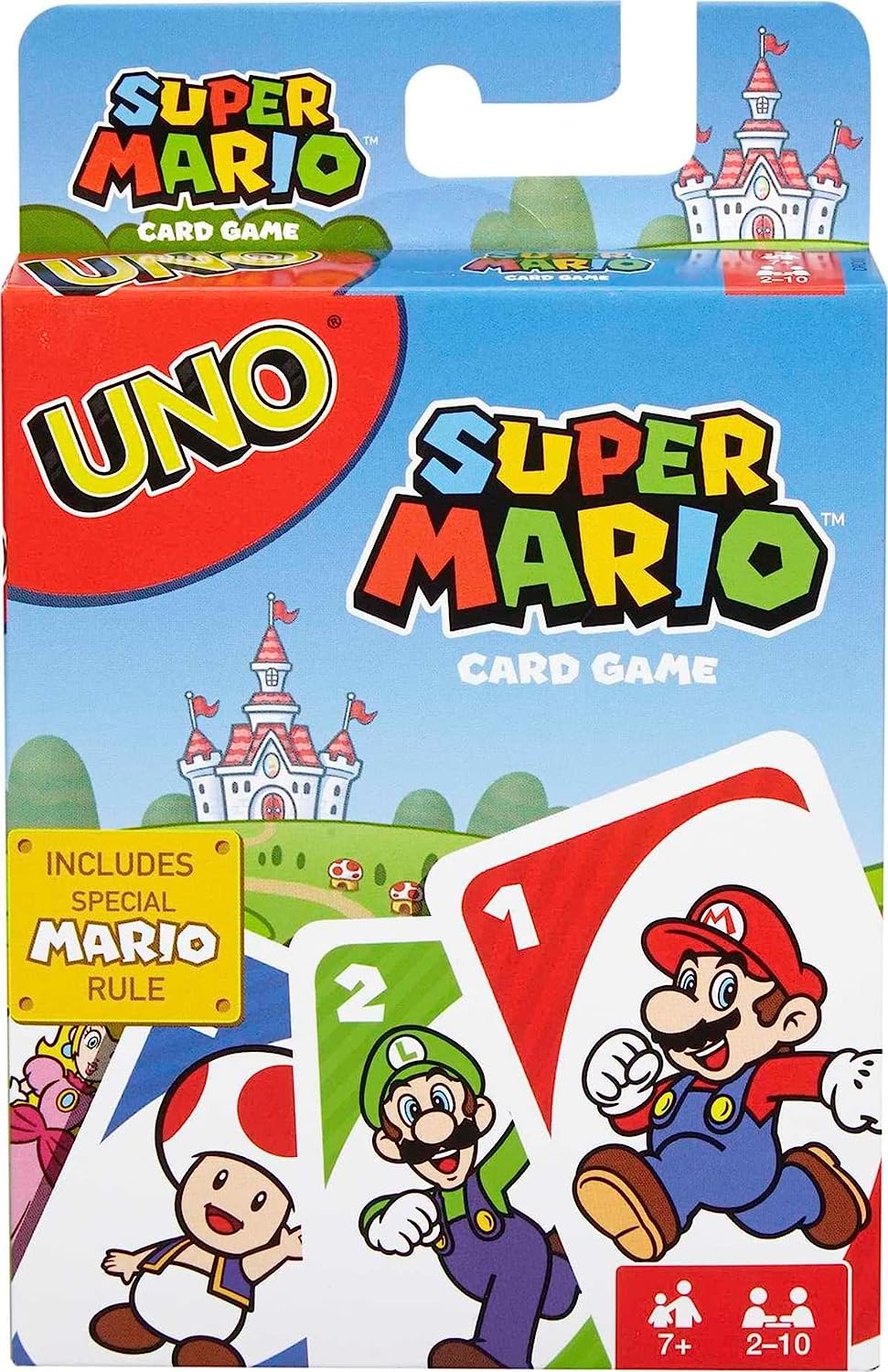 UNO Super Mario Card Game Animated Character Themed Collector Deck