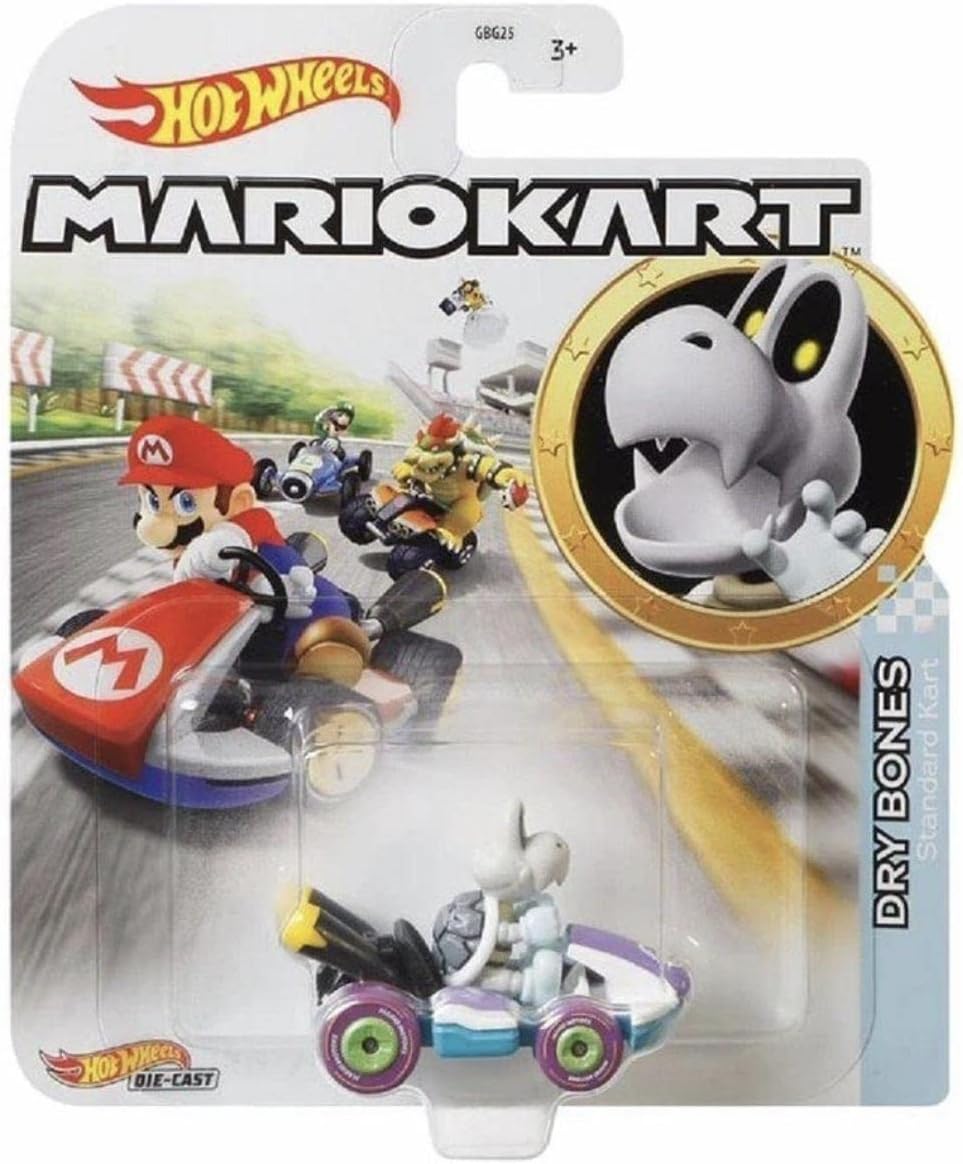 MER | Hot Wheels Mario Kart – Standard Kart | Die-Cast Toy Vehicle