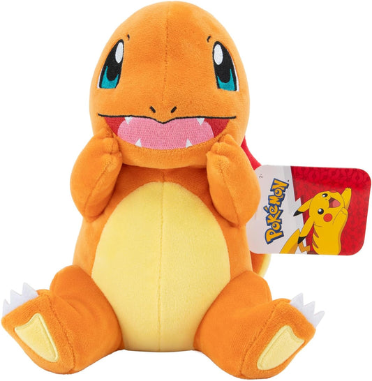 Pokémon Official & Premium Quality 8-inch Charmander Adorable, Ultra-Soft, Plush Toy