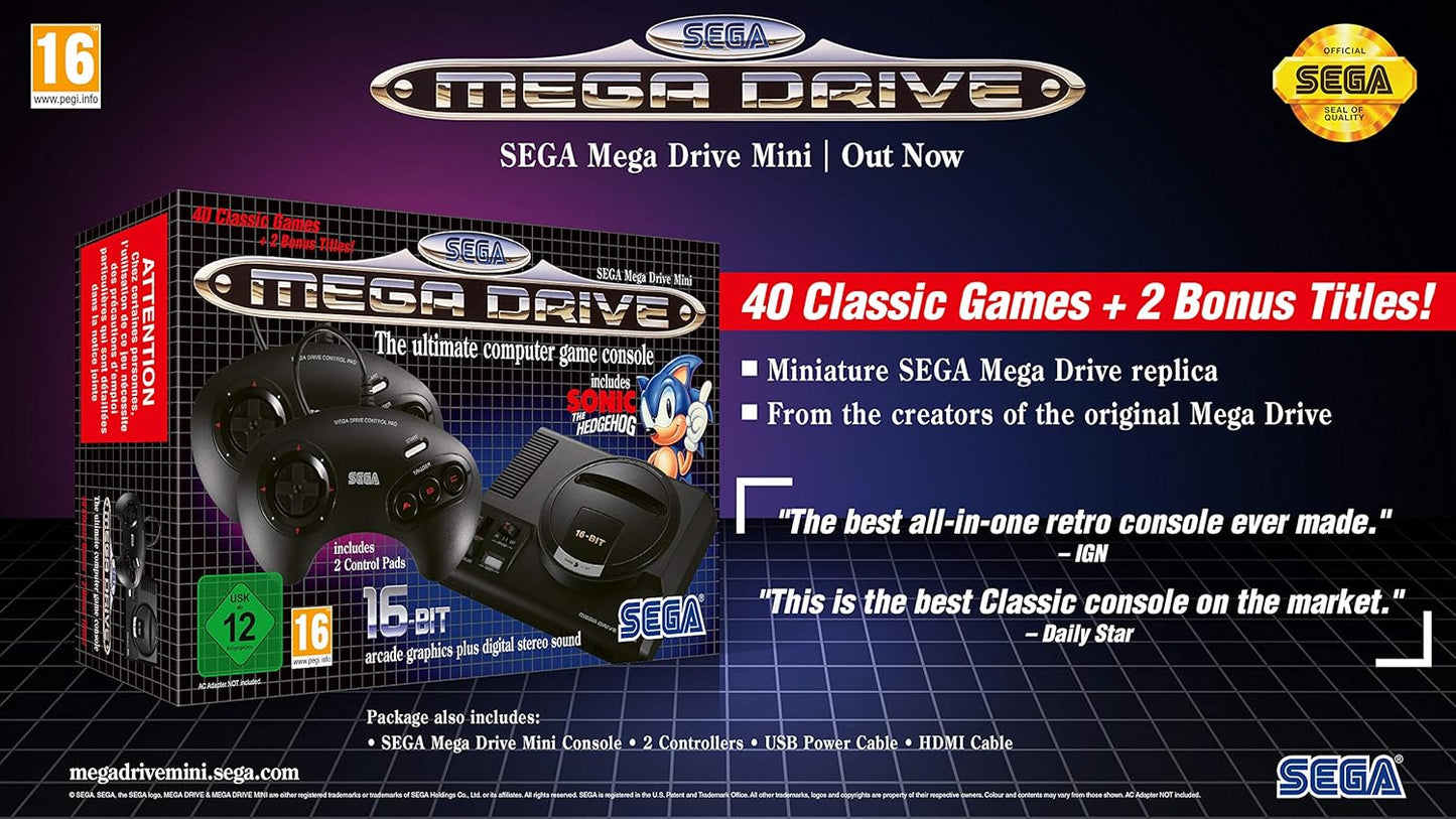 SEGA Mega Drive Mini (Electronic Games)