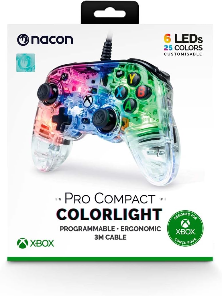 Xbox One, Series S, X  - Nacon Wired PRO Compact Controller (Colorlight)