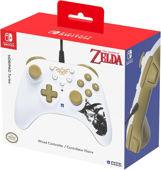 Nintendo Switch - HORIPAD Turbo (Zelda) Ergonomic Wired Controller