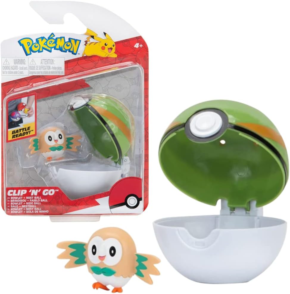 Pokémon Clip 'N' Go Poké Ball & Figure Sets Jazwares
