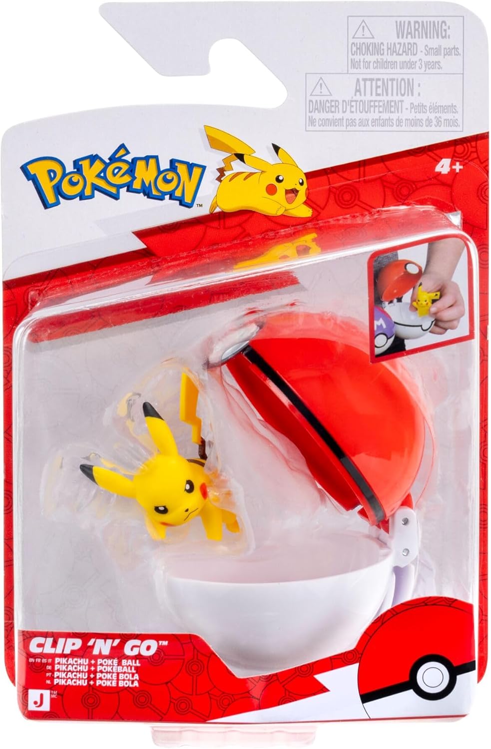 Pokémon Clip 'N' Go Poké Ball & Figure Sets Jazwares