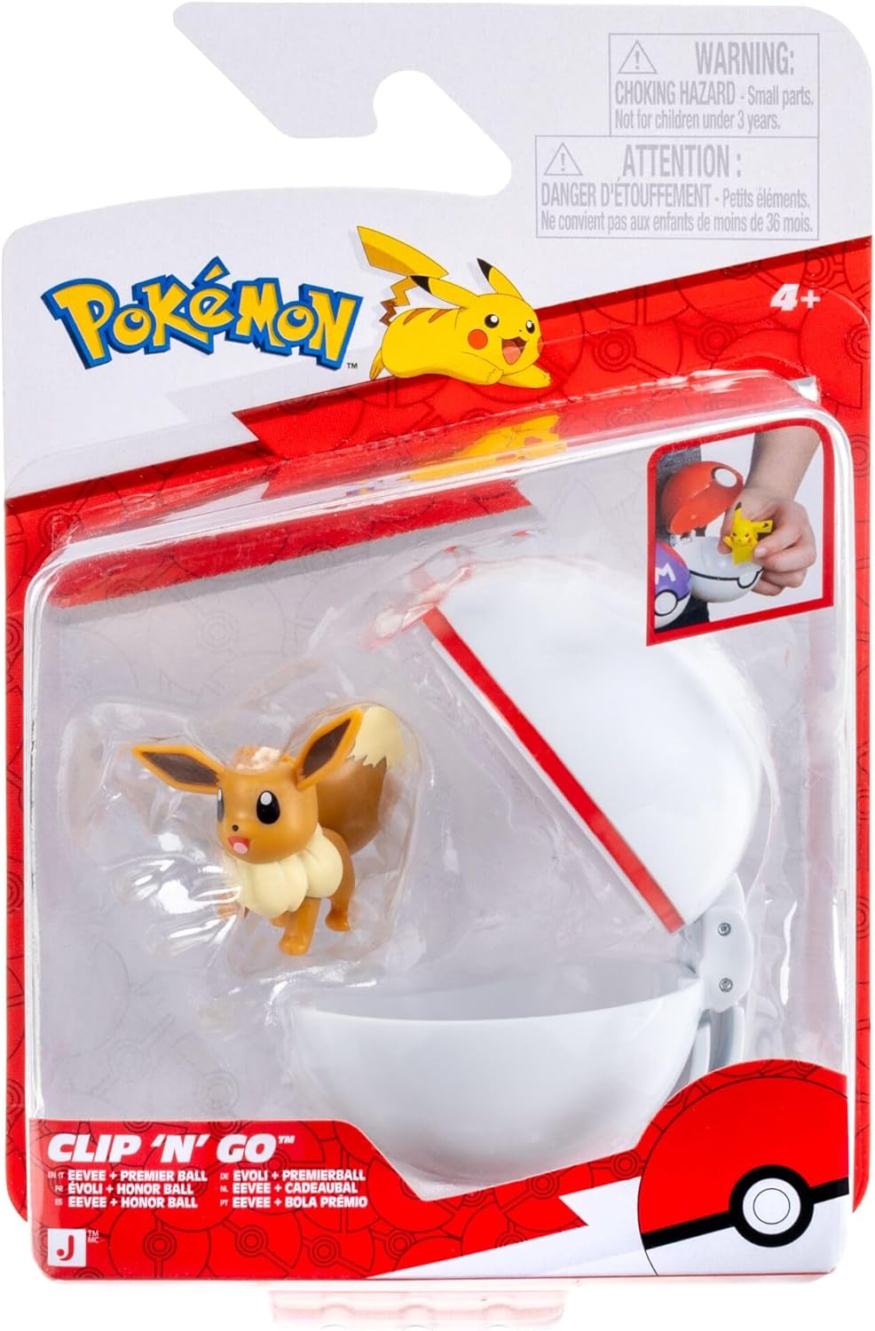 Pokémon Clip 'N' Go Poké Ball & Figure Sets Jazwares