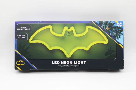 Batman LED Neon Light - Officially Licensed DC Comics, Iconic Logo Shaped Lamp