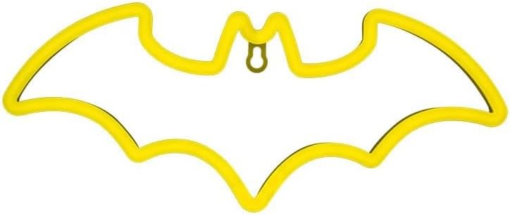 Batman LED Neon Light - Officially Licensed DC Comics, Iconic Logo Shaped Lamp