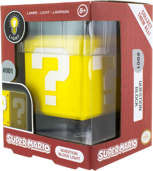 Paladone Question Block 3D Light, Super Mario Bros Officially Licensed Merchandise