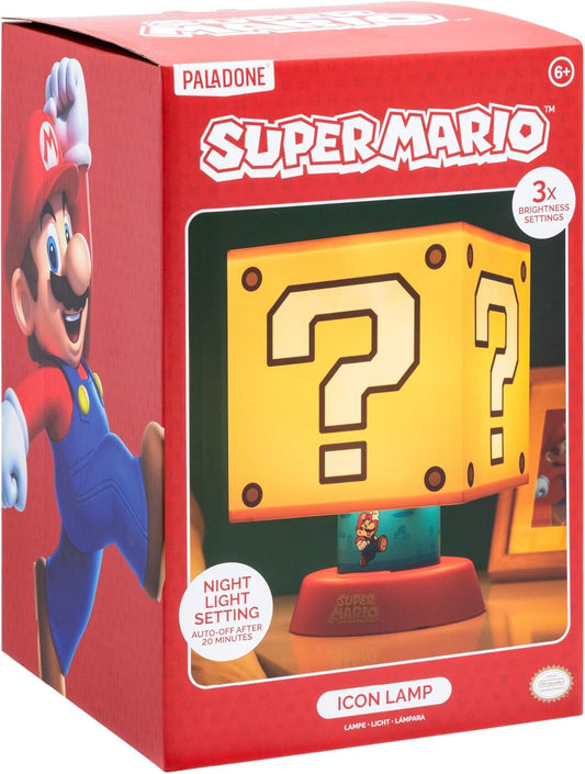 Super Mario Question Block Lamp - Officially Licensed Nintendo Merchandise