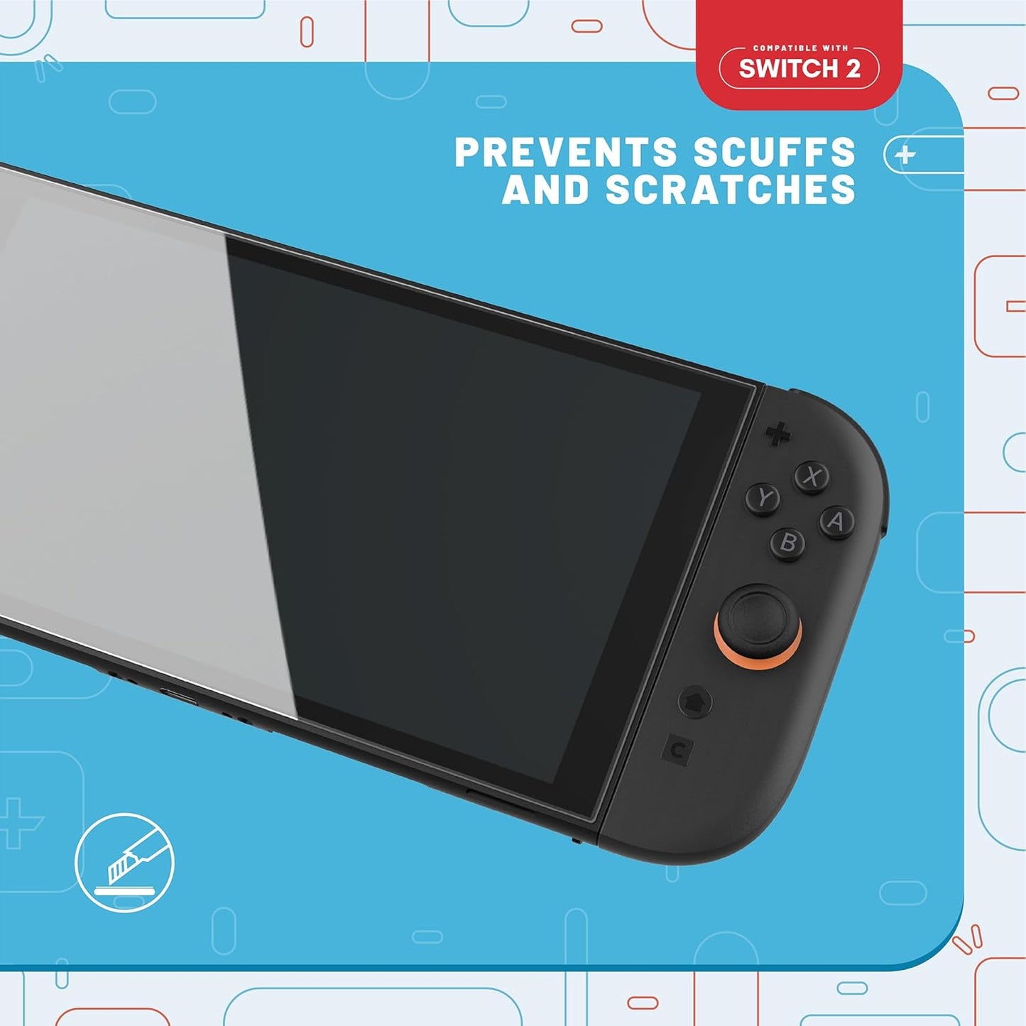 Nintendo Switch 2 Steatlh Screen Protectors (Twin Pack)