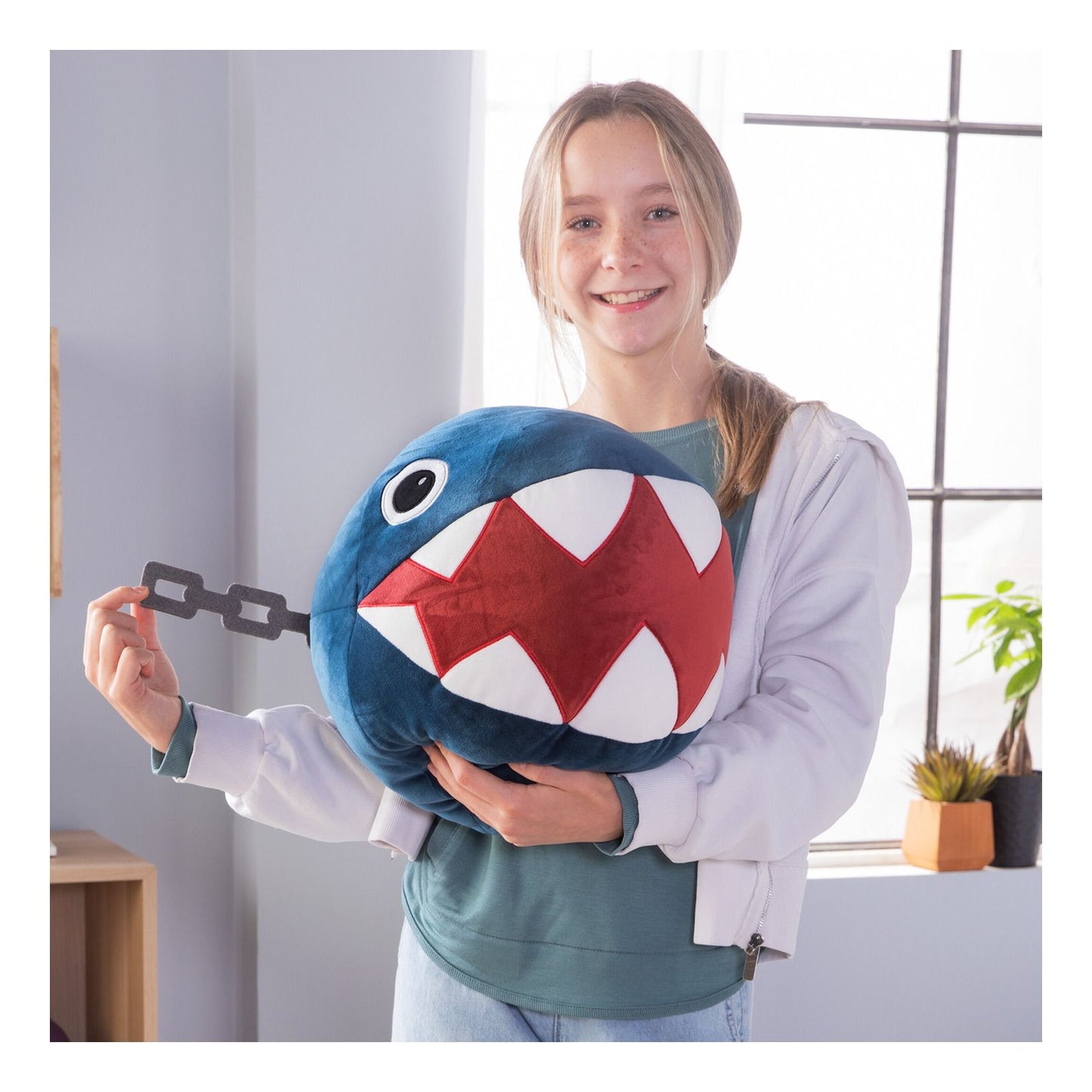MER | Mocchi Mocchi Super Mario Chain Chomp Mega Plush – Large Soft Toy