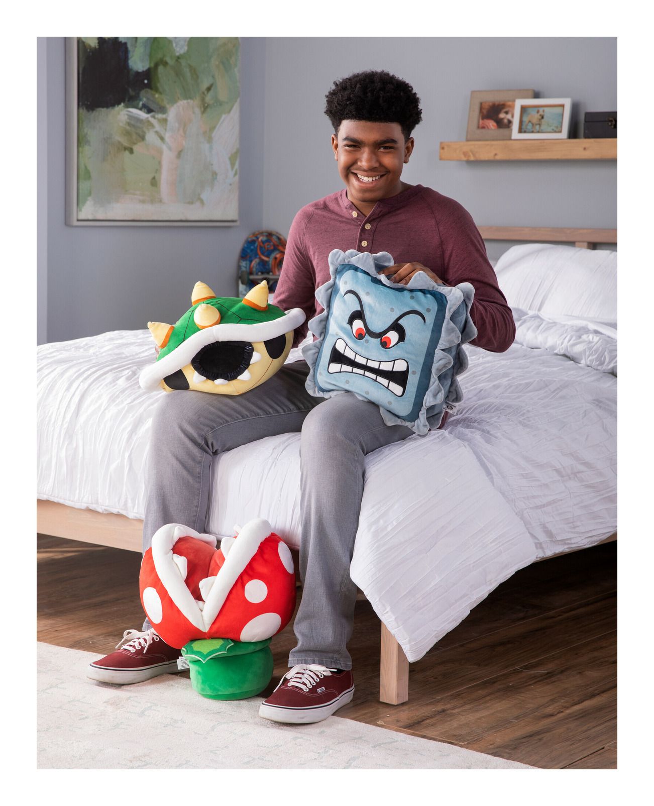 MER | Club Mocchi Mocchi Super Mario Piranha Mega Plush – Large Soft Toy