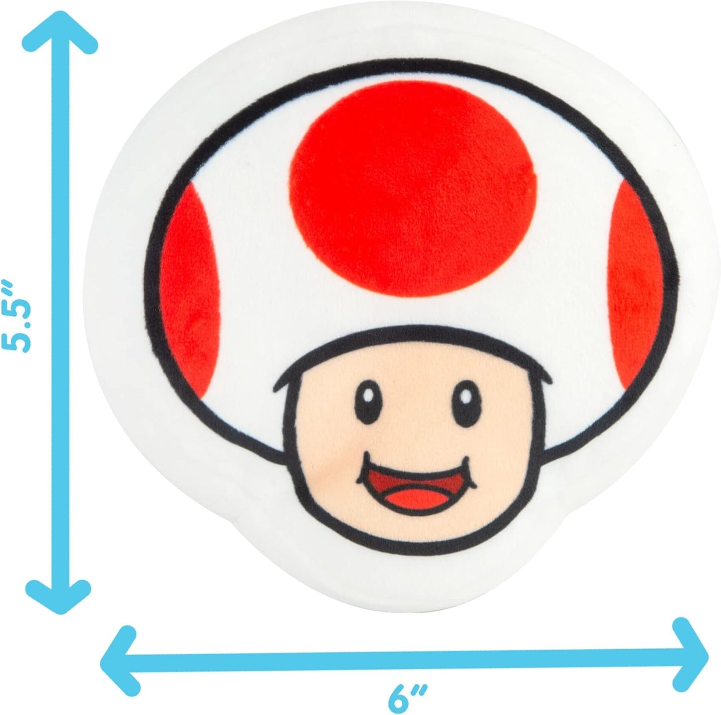 MER | Club Mocchi Mocchi Super Mario Toad Junior Assortment – Soft Plush Toy