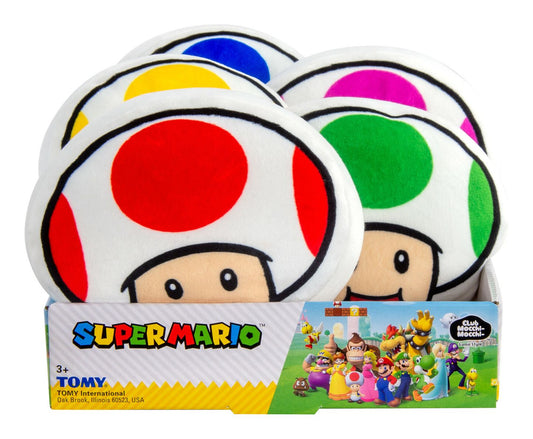 MER | Club Mocchi Mocchi Super Mario Toad Junior Assortment – Soft Plush Toy