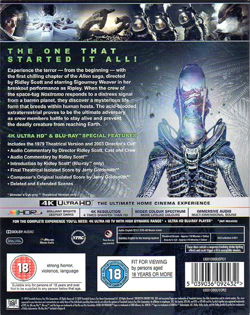 UHD | Alien – 4K Ultra HD | Sci-Fi / Horror