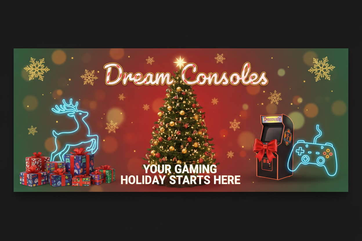 Dream Consoles Christmas Web Banner