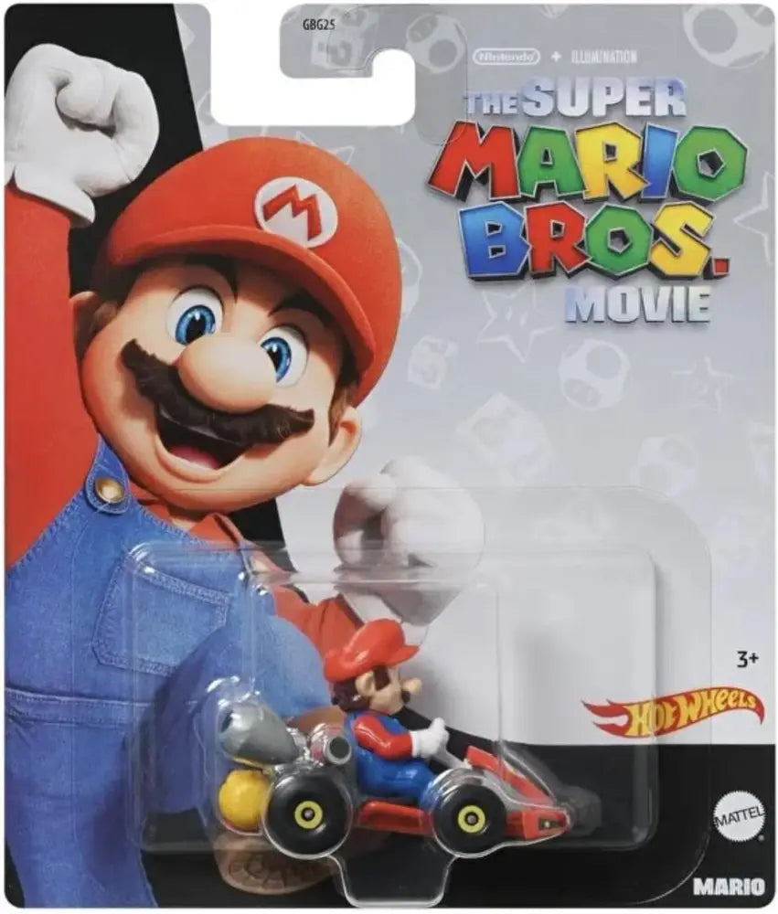 Hot Wheels The Super Mario Bros Movie - Mariokart New